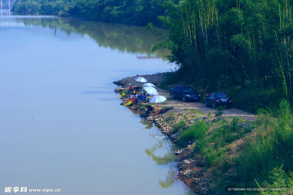 山水风景 梅江风光