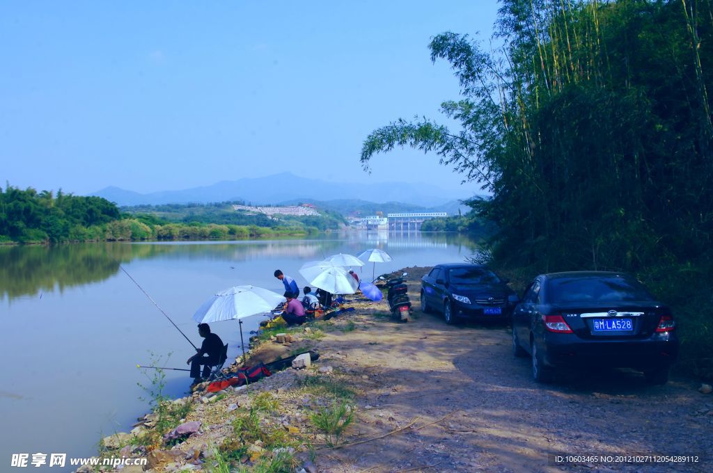 山水风景 梅江风光