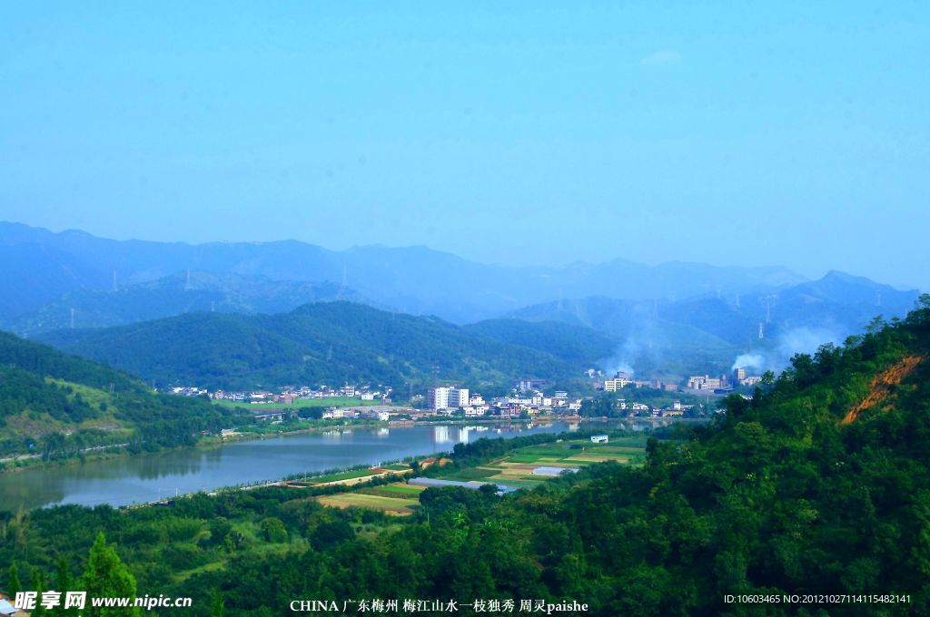 山水梅江 梅州风光