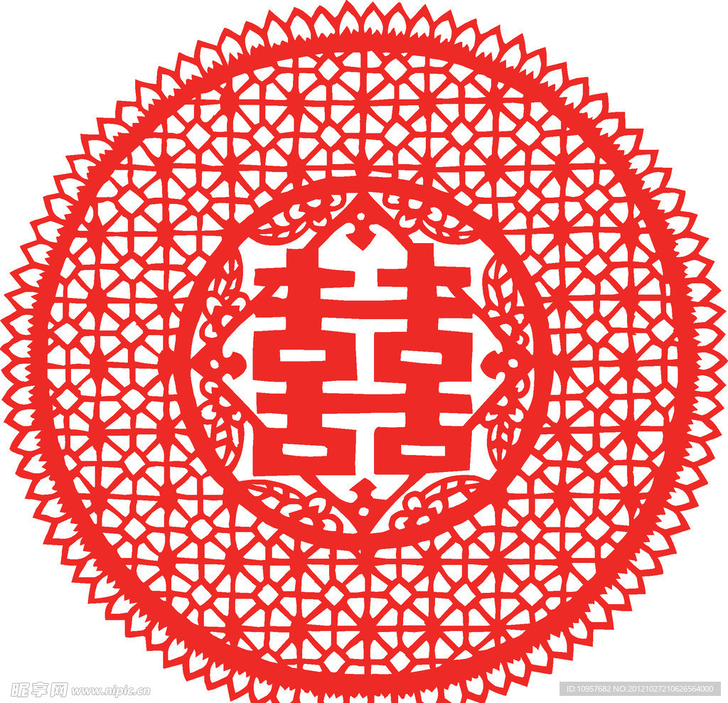 囍字剪纸