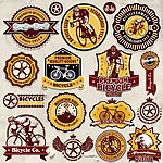 自行车比赛徽章 logo