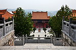 古刹游客