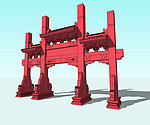 大牌坊3D模型