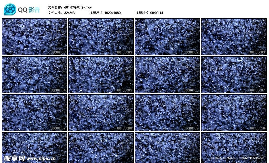 水滴雨滴高清实拍视频素材