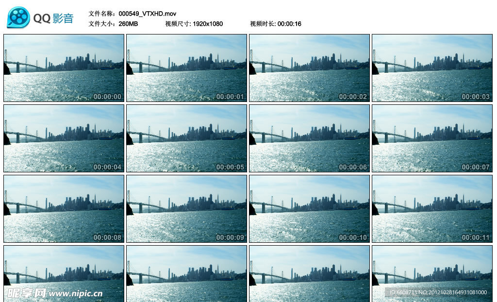 江河大海风景高清实拍视频素材