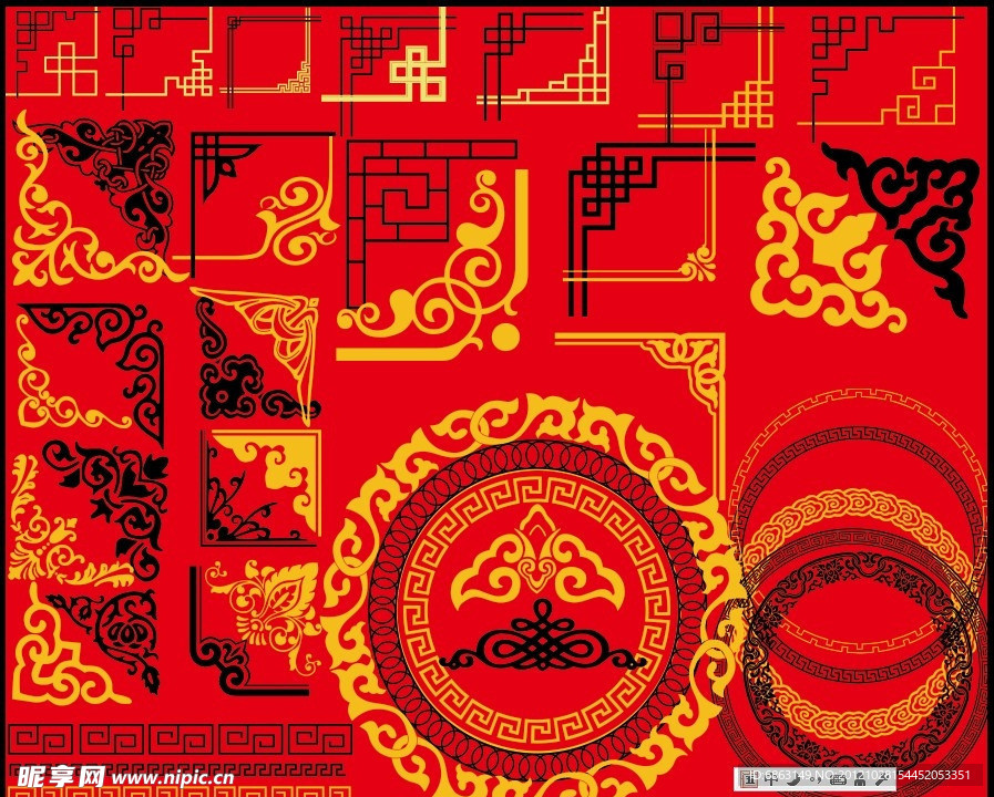 花纹 边框