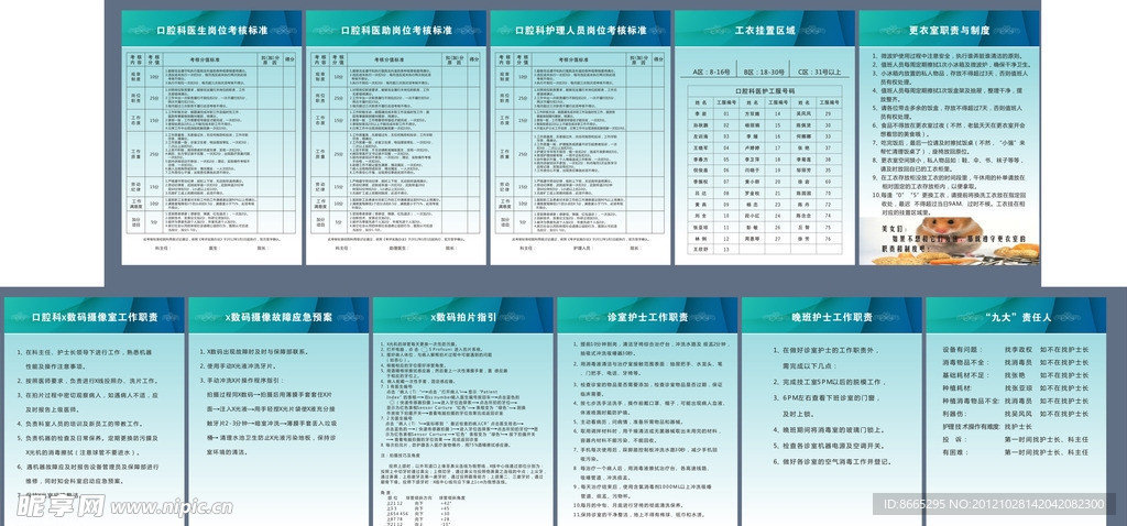 口腔科医生岗位考核