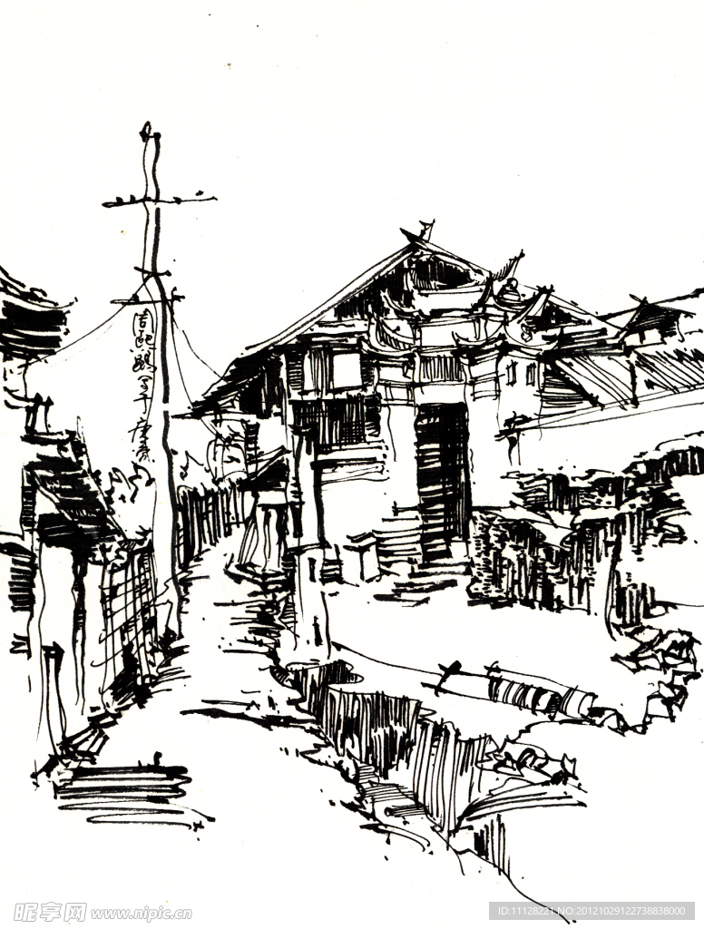 建筑手绘