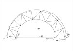 拱门钢构平面图