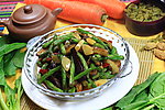 茄子焖豆角
