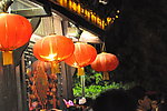 古镇街灯
