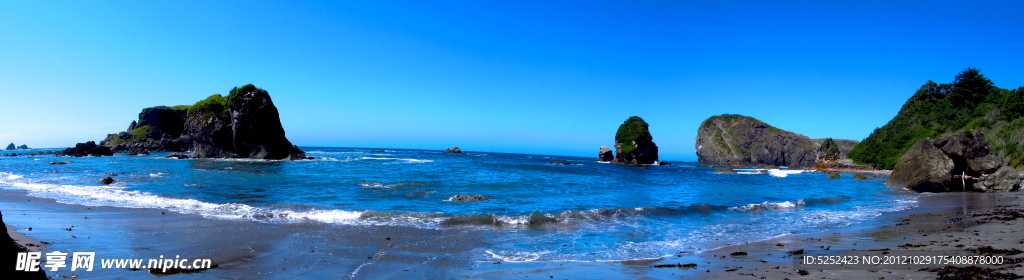 海岸全景风光