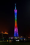 夜景广州塔