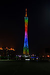 夜景广州塔