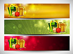 梦幻圣诞节背景 banner