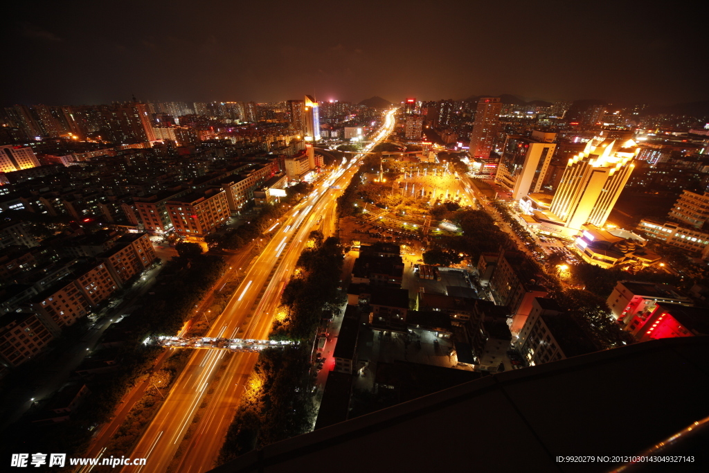 宝安107国道夜景