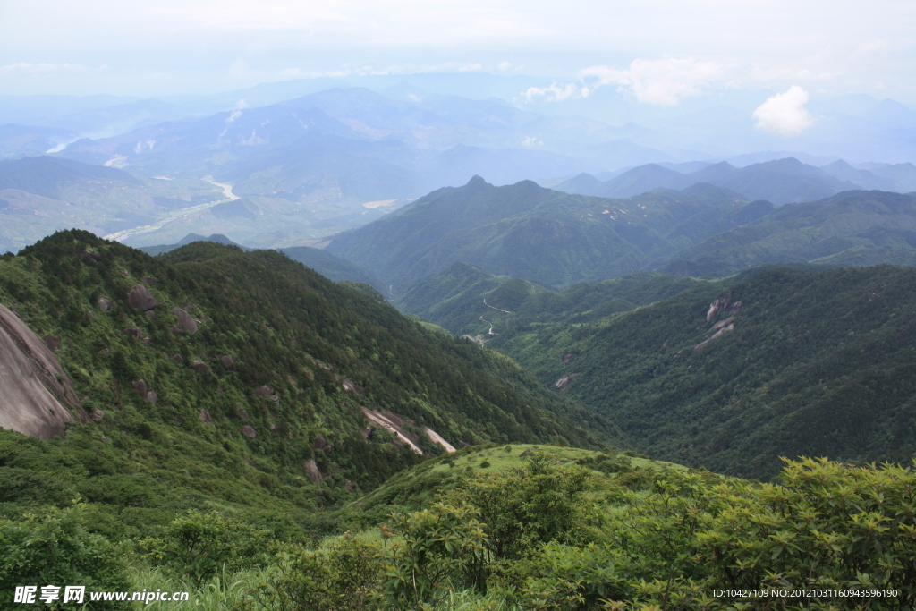 山顶美景