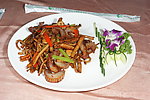 茶树菇炒猪爽肉