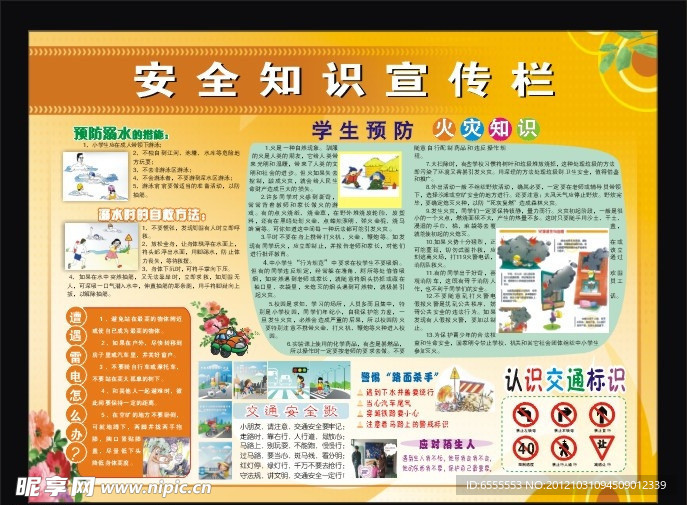安全知识宣传栏