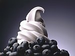 冰淇淋蓝莓