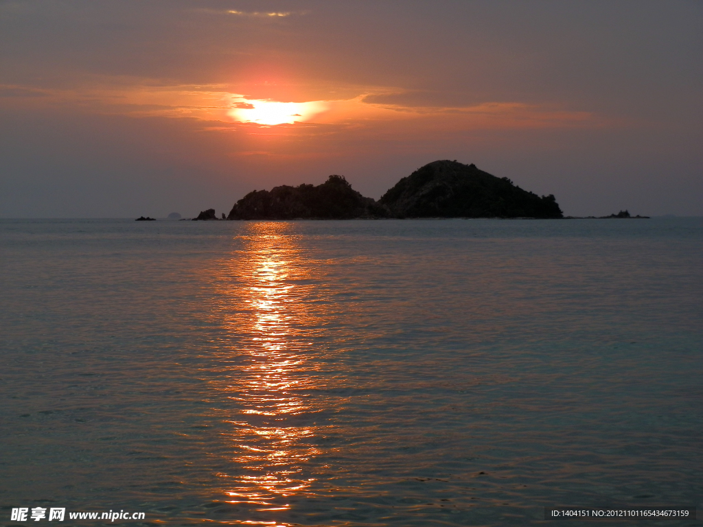 日落海岛