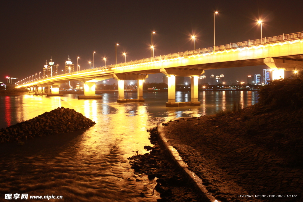 福州尤溪洲大桥夜景