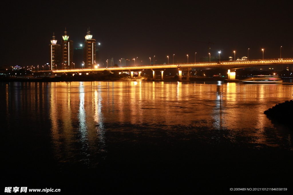 福州尤溪洲大桥夜景
