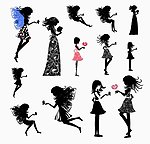 天使花纹美女