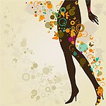 浪漫蝴蝶圈圈 优雅美姿美女