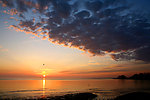 夕阳海景
