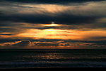 夕阳海景