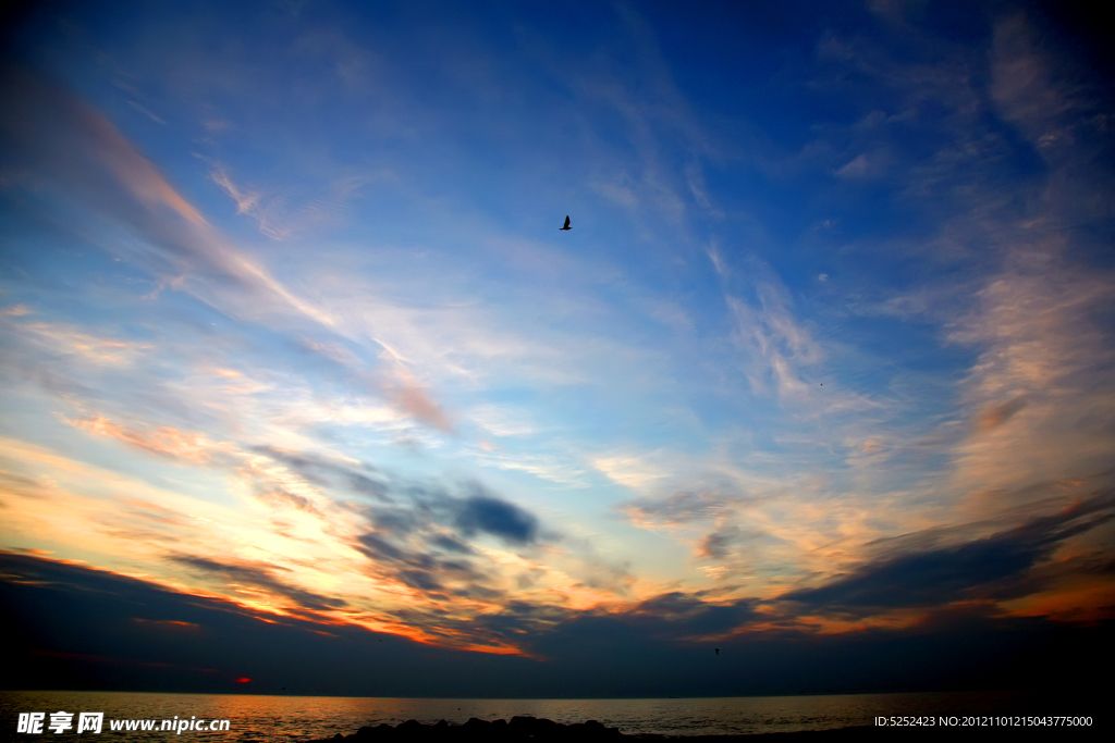 晚霞天空