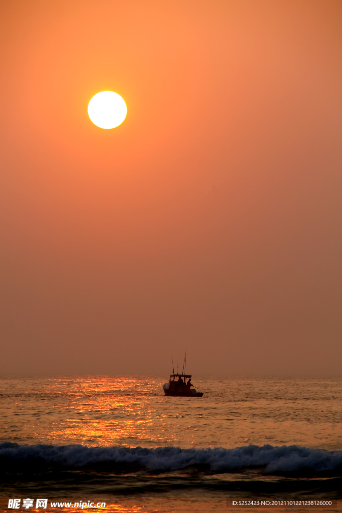 海洋落日