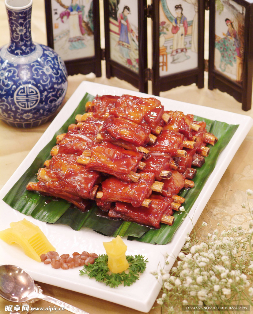 排骨摄影图__传统美食_餐饮美食_摄影图库_昵图网