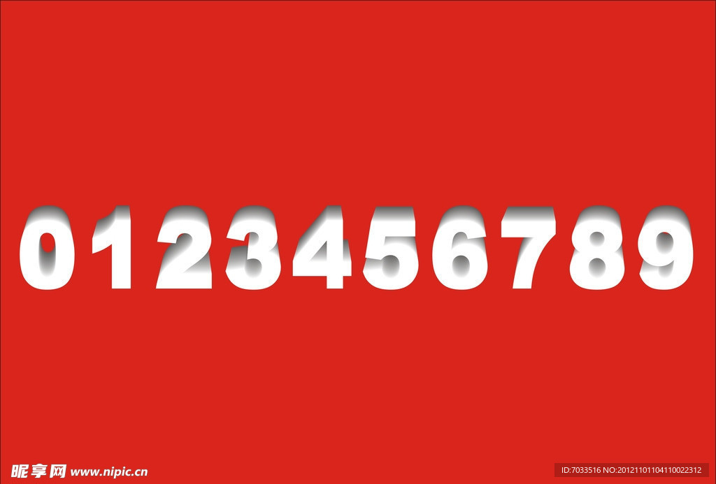 立体数字