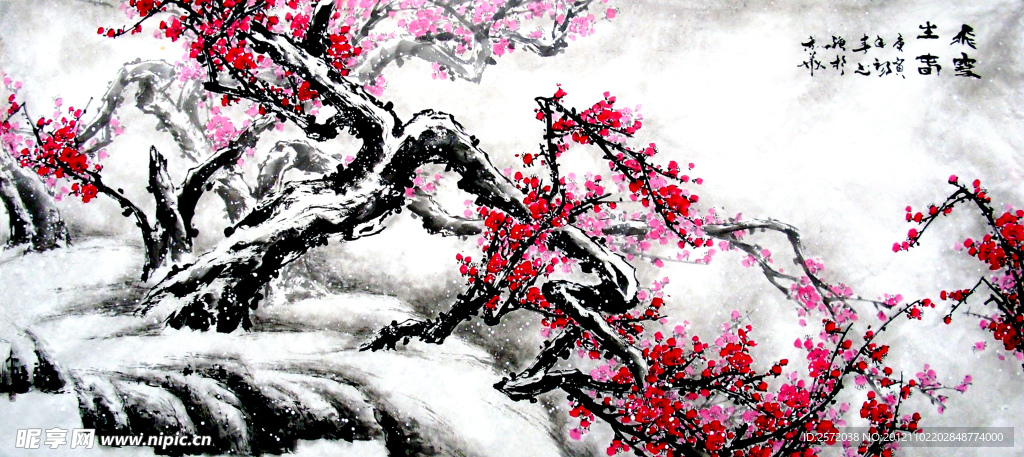 飞雪生春