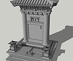 墓碑3D模型