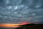 海岸夕阳