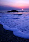 海滩落日美景
