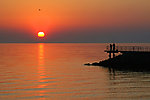 夕阳海景