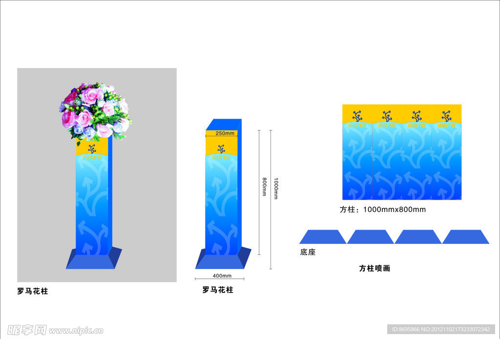 花柱模型