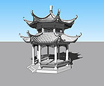 亭子3D模型