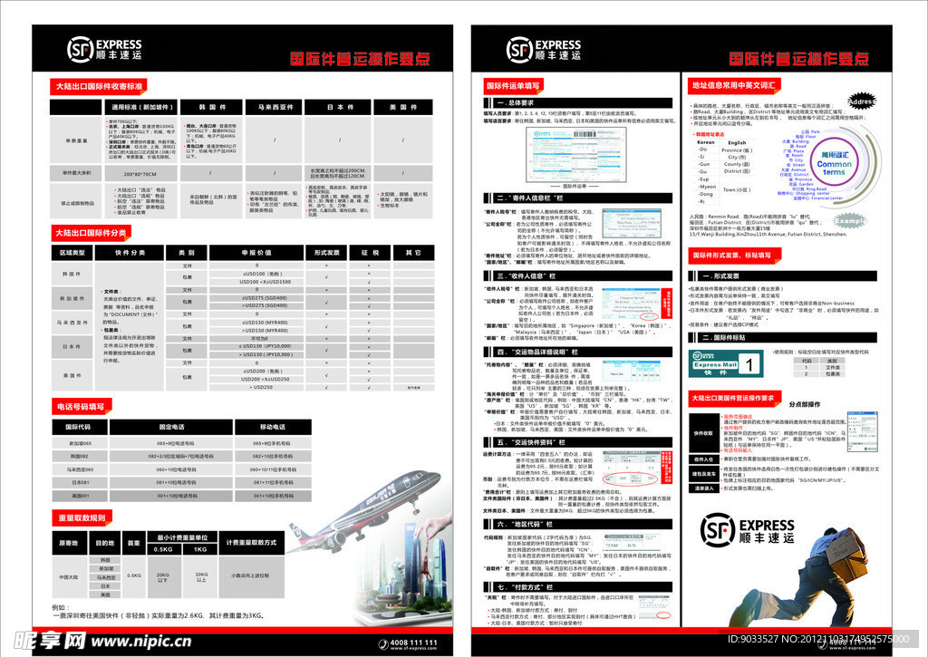 顺丰快递国际营运要点