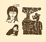 卡通画 简笔画