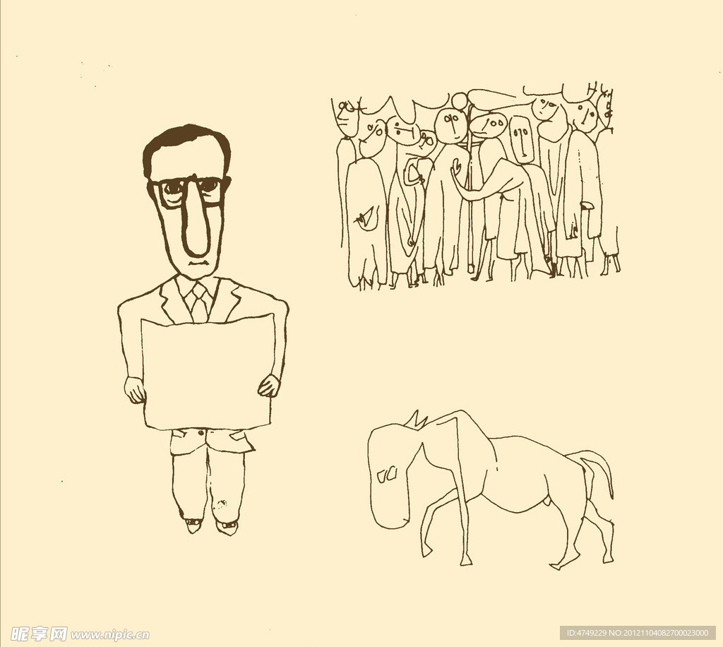 卡通画 简笔画