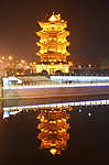 清风楼倒影