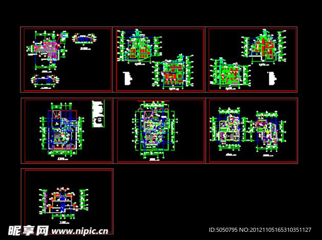 一套完整的别墅施工图