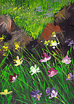 油画 野花