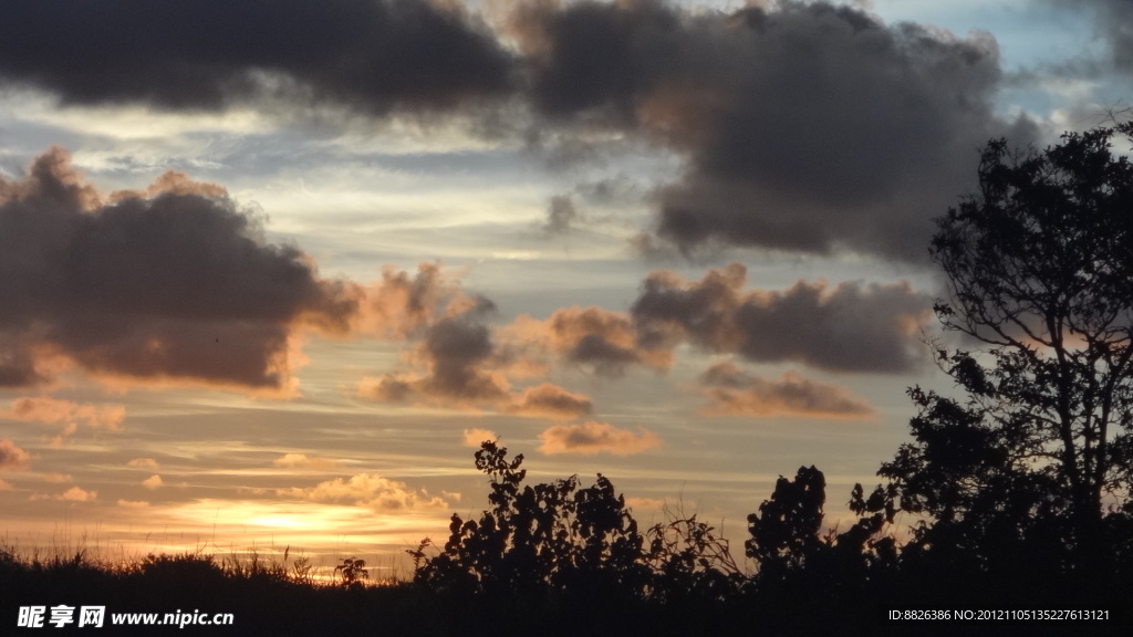 马来西亚夕阳西下