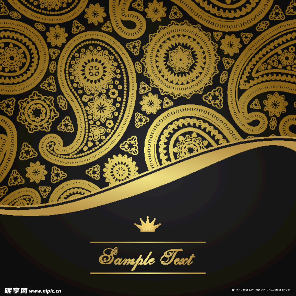 古典欧式花纹底纹